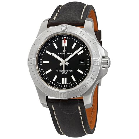 Breitling Chronomat Colt Automatic Chronometer Black Dial 